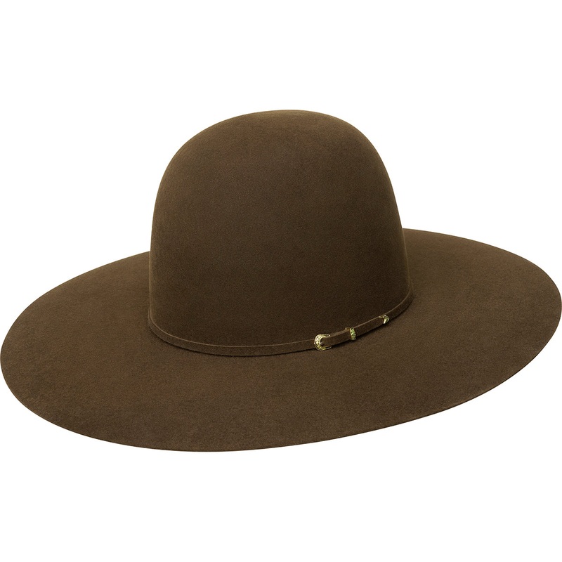 RCA 10X Open 4.5″ Cowboy Hat Black 6 3/4