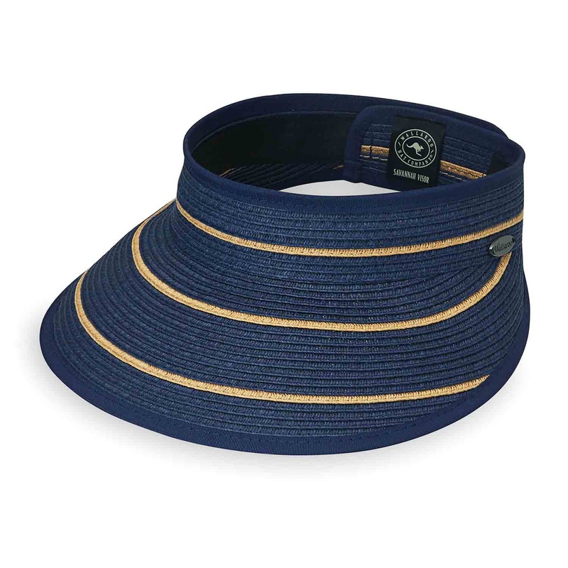 Savannah Visor Hat – Wallaroo Hats Navy OS