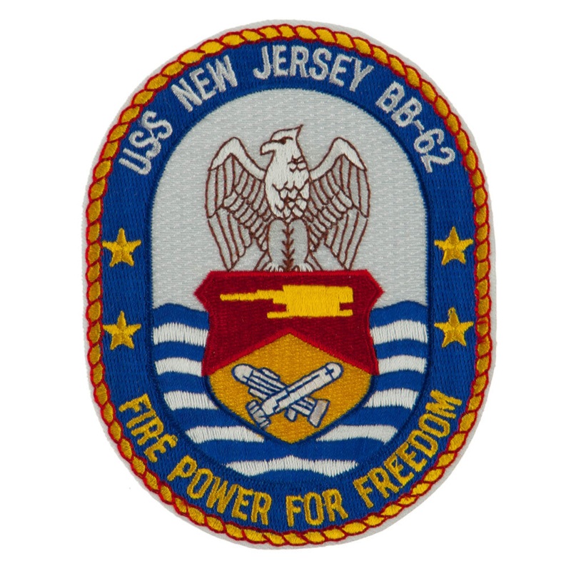 US Navy Oval Large Patch NJ62 One Size
