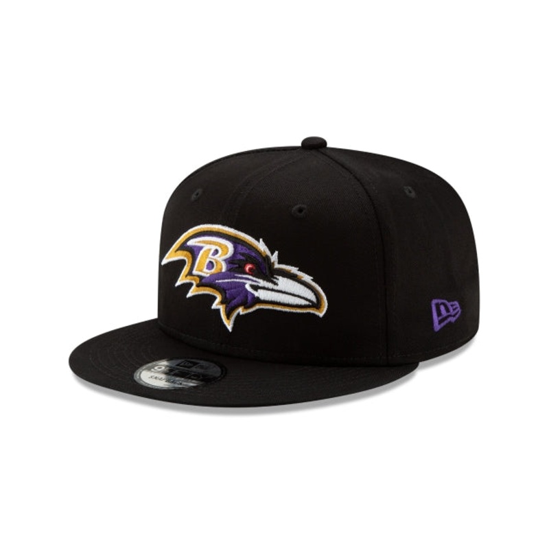 Baltimore Ravens Black 9FIFTY Snapback Hat One Size