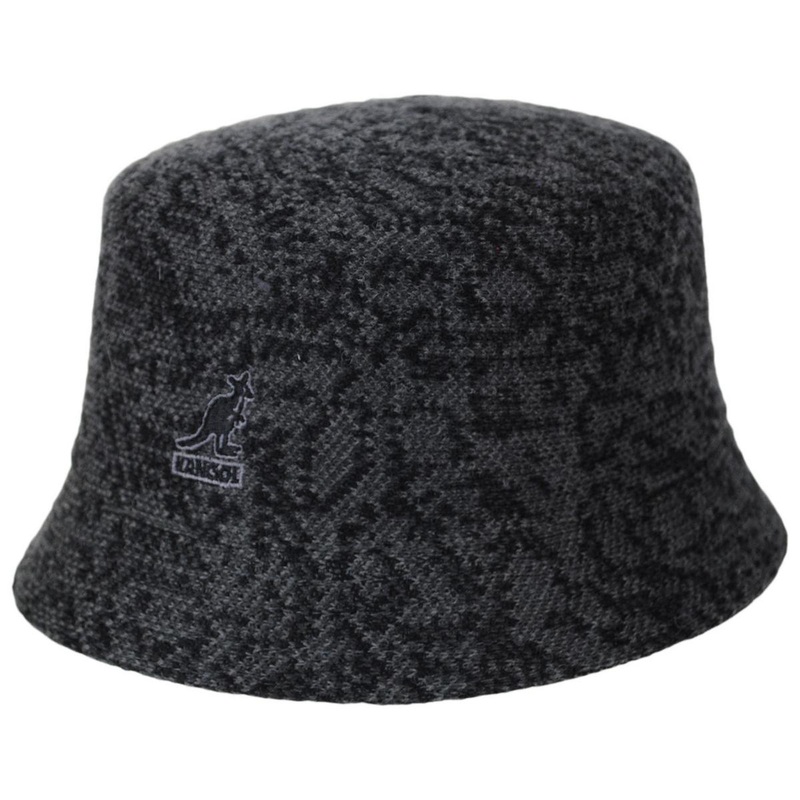 Birdseye Maze Bin Bucket Hat FLANNEL/DARK FLANNEL S