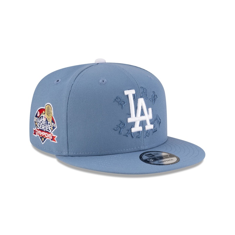 Born x Raised x Los Angeles Dodgers World Series Champions Slate 9FIFTY Snapback Hat One Size