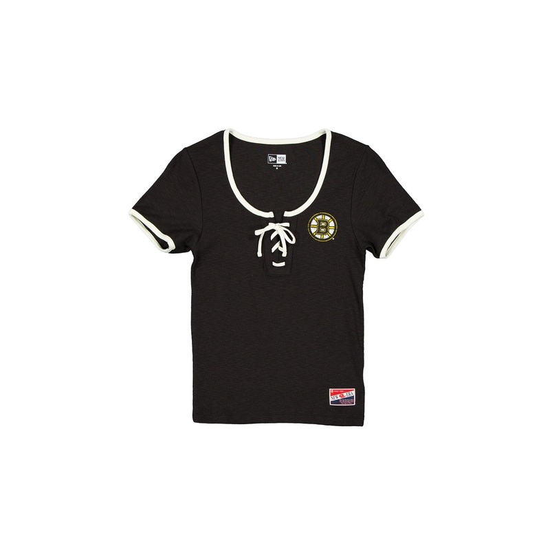 Boston Bruins Throwback Tie Women’s T-Shirt XS