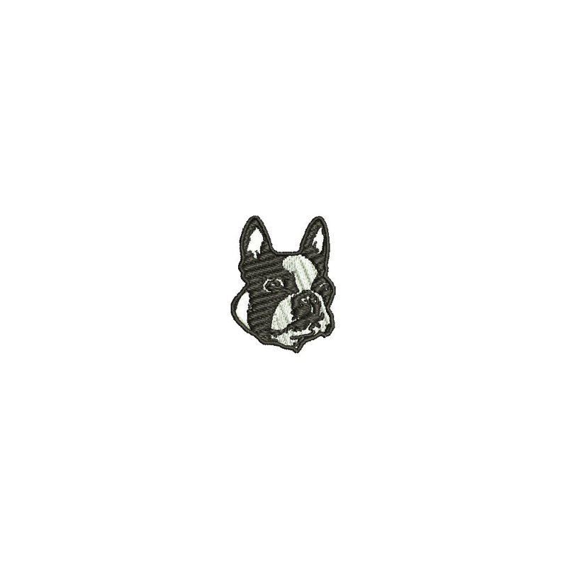 Boston Terrier Dog Face Default Title One Size