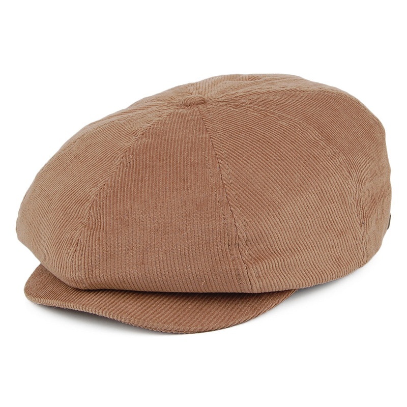 Brixton Hats Brood Corduroy Newsboy Cap – Brown Small-56cm
