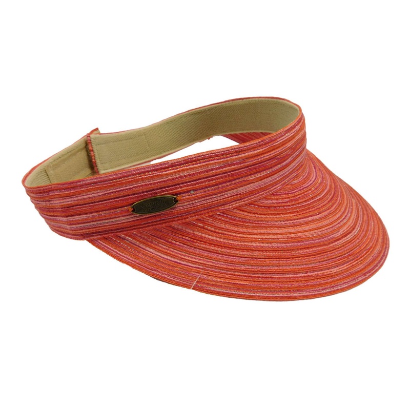 Cappelli Polybraid Multicolor Sun Visor Violet