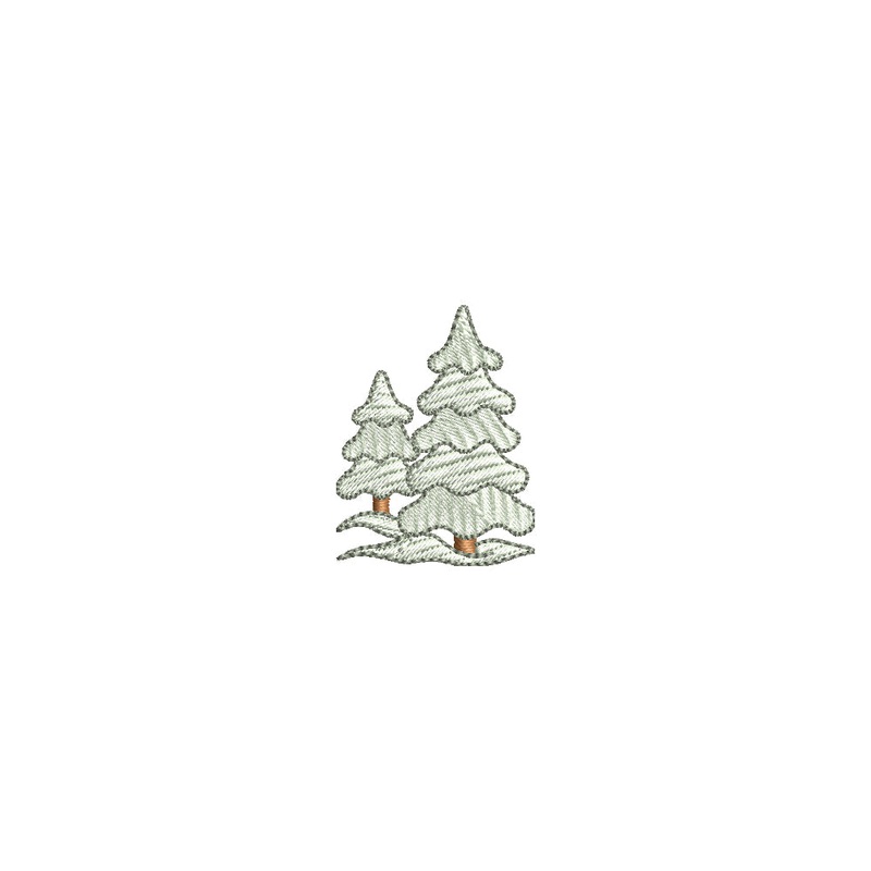 Christmas Snow Trees Default Title One Size