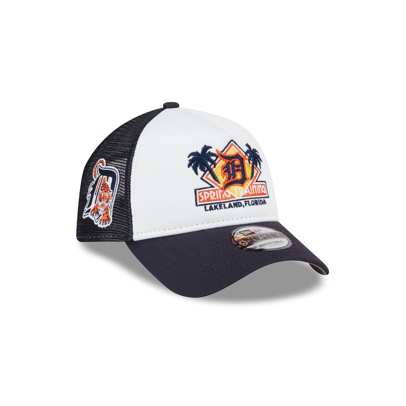 Detroit Tigers Spring Training 9FORTY A-Frame Trucker Hat One Size