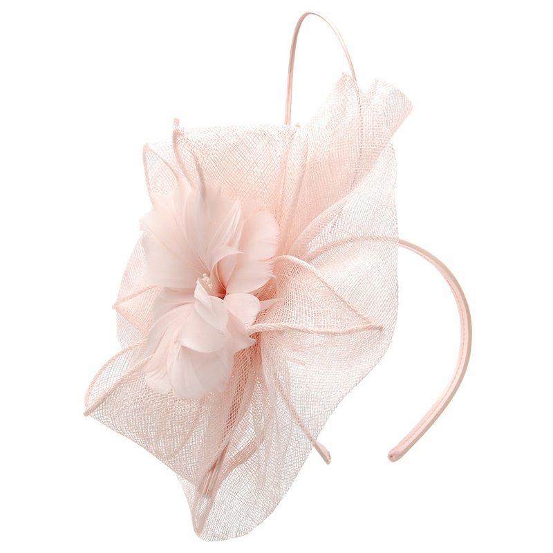 Jane Anne Designs Satine Fascinator – Light Pink 1-Size