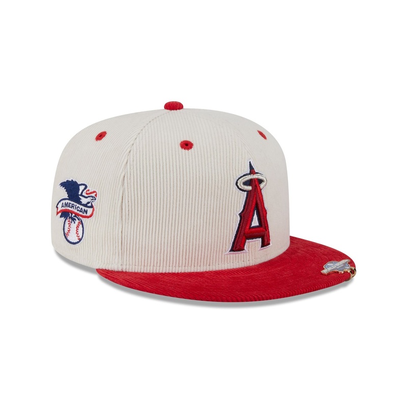 Los Angeles Angels Two Tone Cord 59FIFTY Fitted Hat 7
