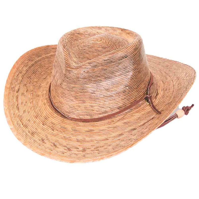 Sierra Burnt Palm Leaf Western Hat – Tula Hats Burnt Palm Small (55 cm)