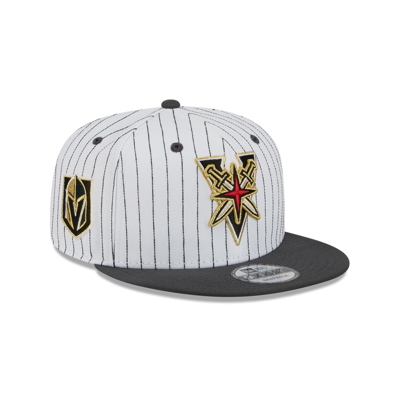 Vegas Golden Knights Deceptor Pinstripe 9FIFTY Snapback Hat One Size