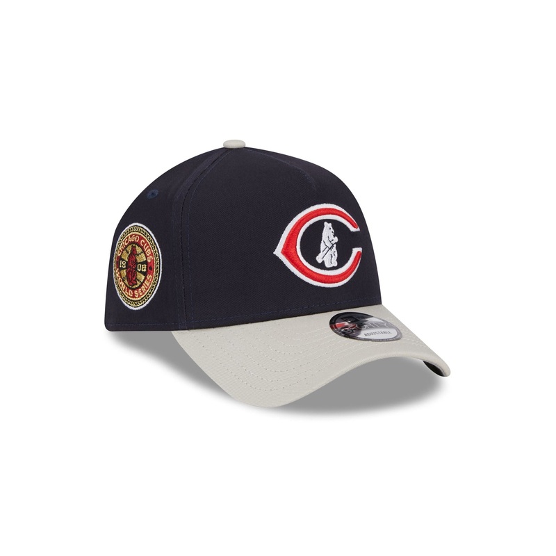 Chicago Cubs Coop Logo Select 9FORTY A-Frame Snapback Hat One Size