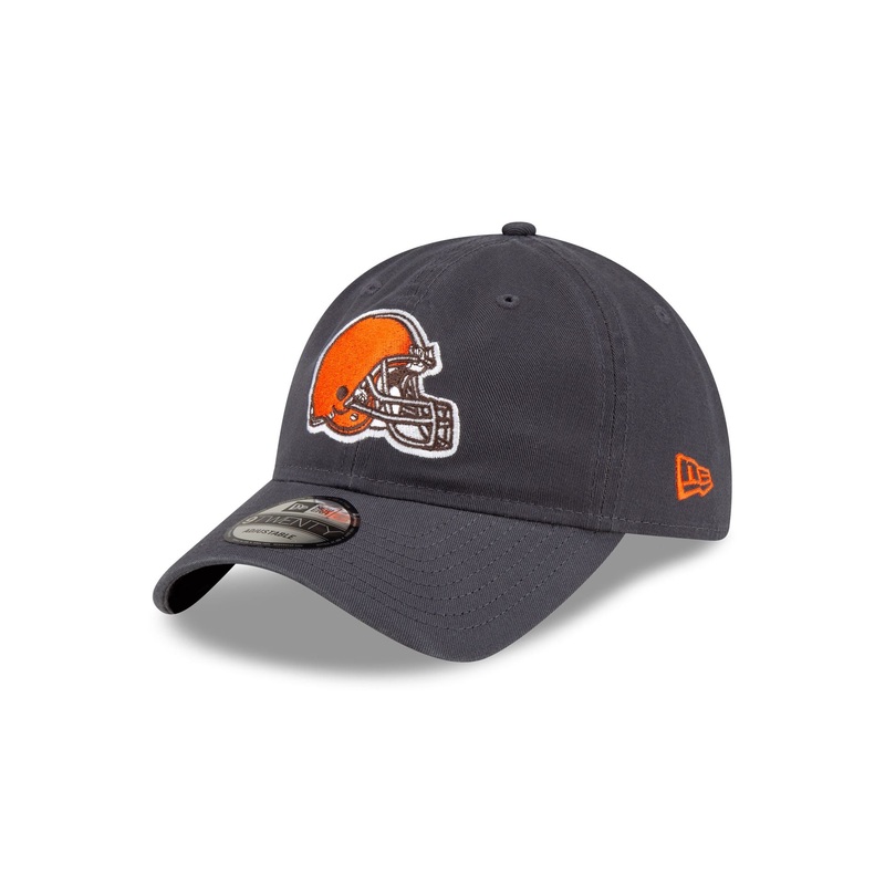 Cleveland Browns NFL Core Classic Graphite 9TWENTY Adjustable Hat One Size