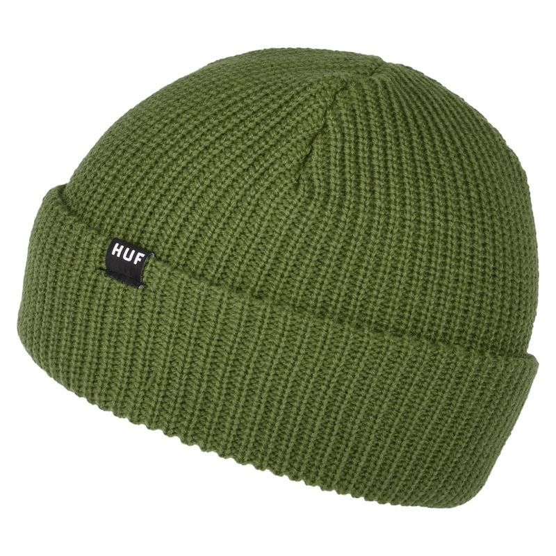 HUF Usual Fisherman Beanie Hat – Olive 1-Size