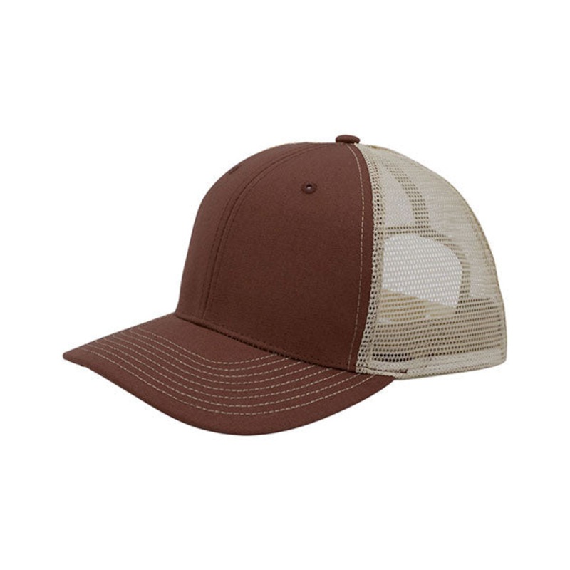 Mega Cap 6848C Recycled Canvas Trucker Cap ARABN.SP-TAN