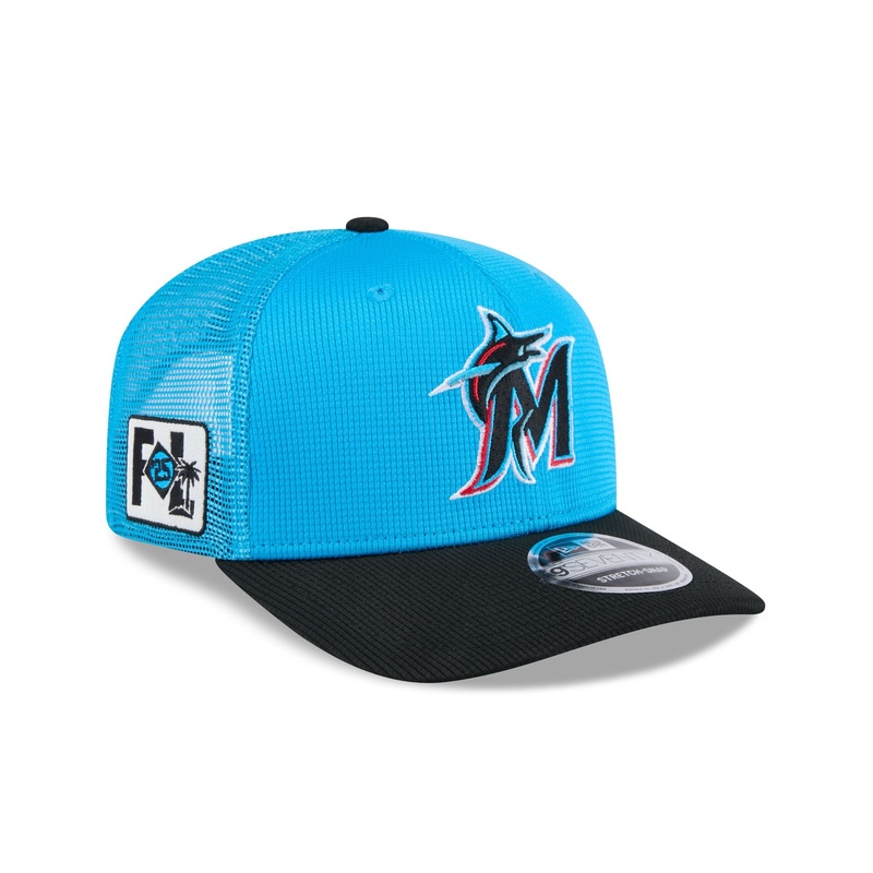 Miami Marlins 2025 Spring Training 9SEVENTY Trucker Hat One Size