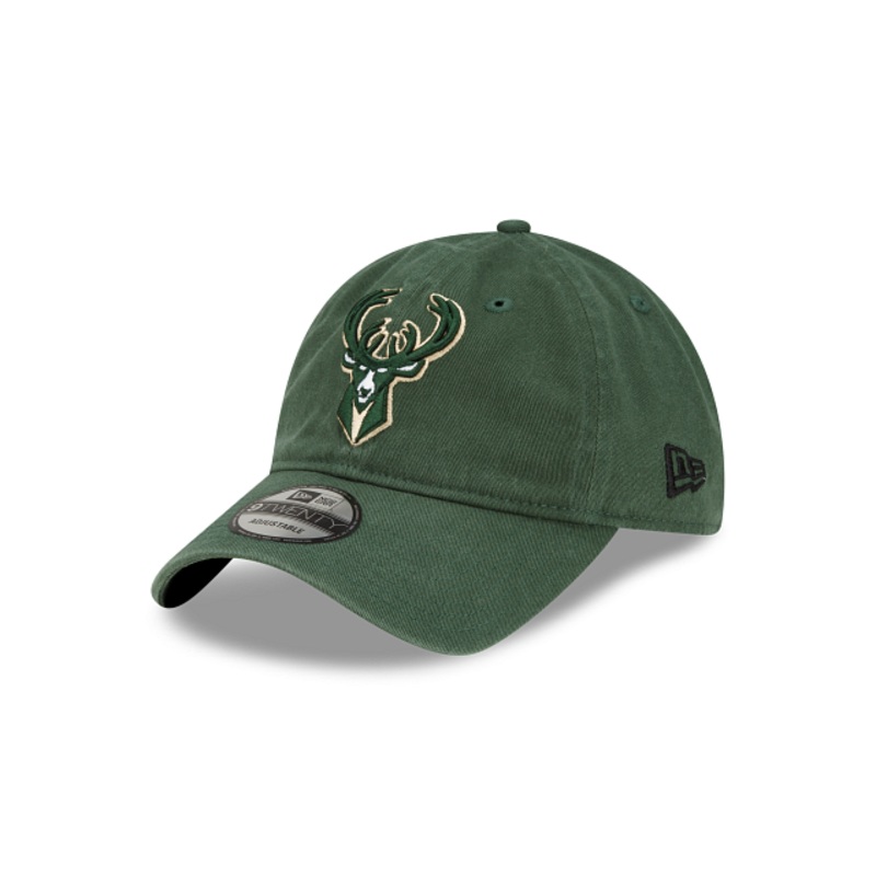 Milwaukee Bucks Core Classic 9TWENTY Adjustable Hat One Size