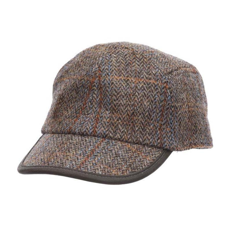 Talese Harris Tweed Wool Baseball Cap – Stetson Hat Navy OSFM