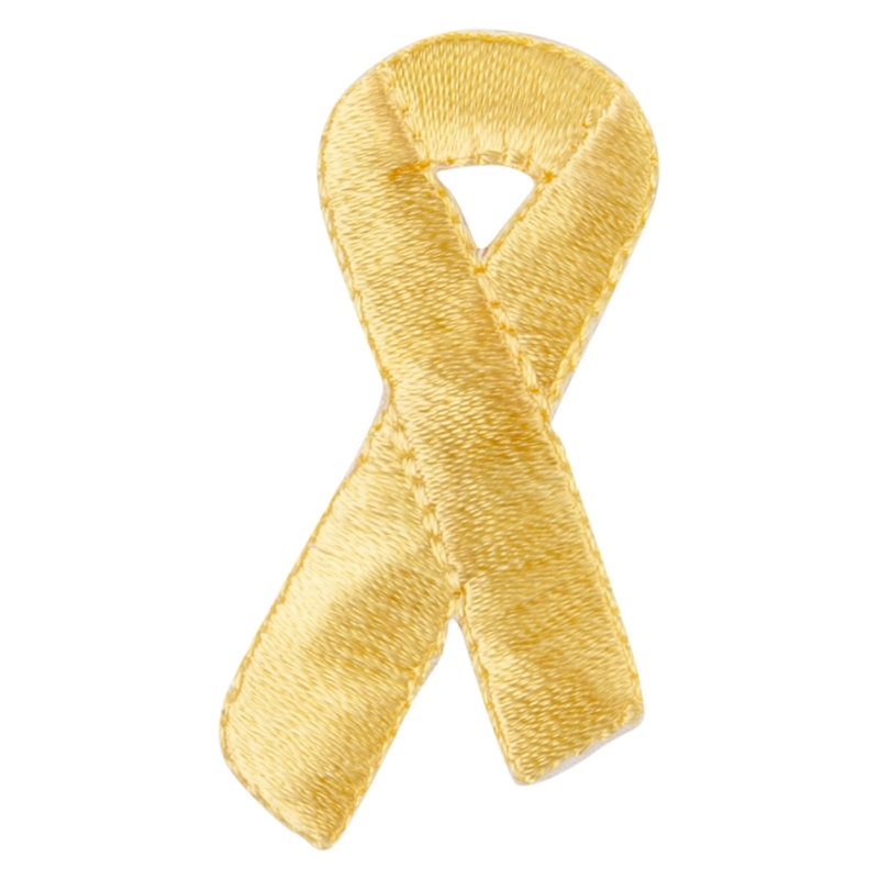 Yellow Awareness Embroidered Patch Yellow One Size