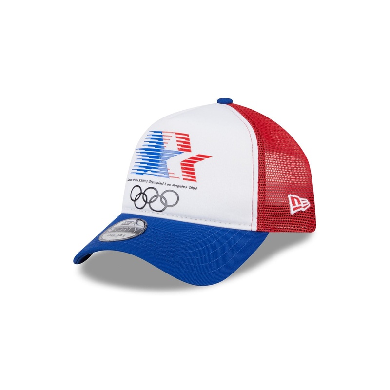 1984 Olympics Team USA 9FORTY A-Frame Trucker Hat One Size
