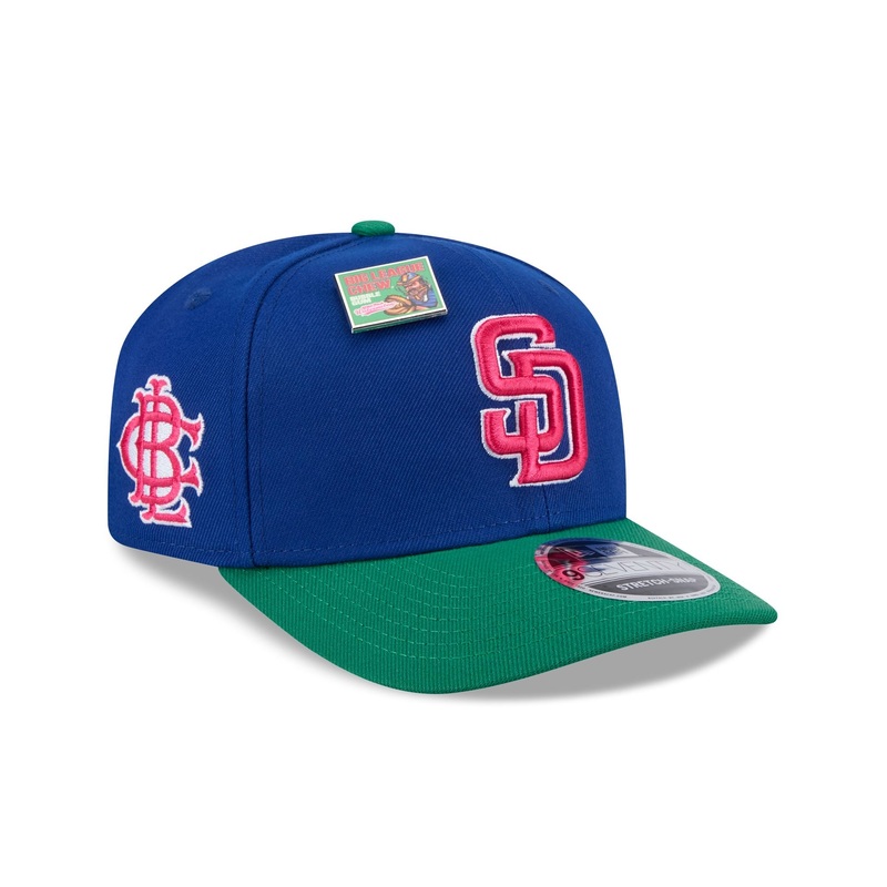 Big League Chew X San Diego Padres Wild Pitch Watermelon 9SEVENTY Stretch-Snap Hat One Size
