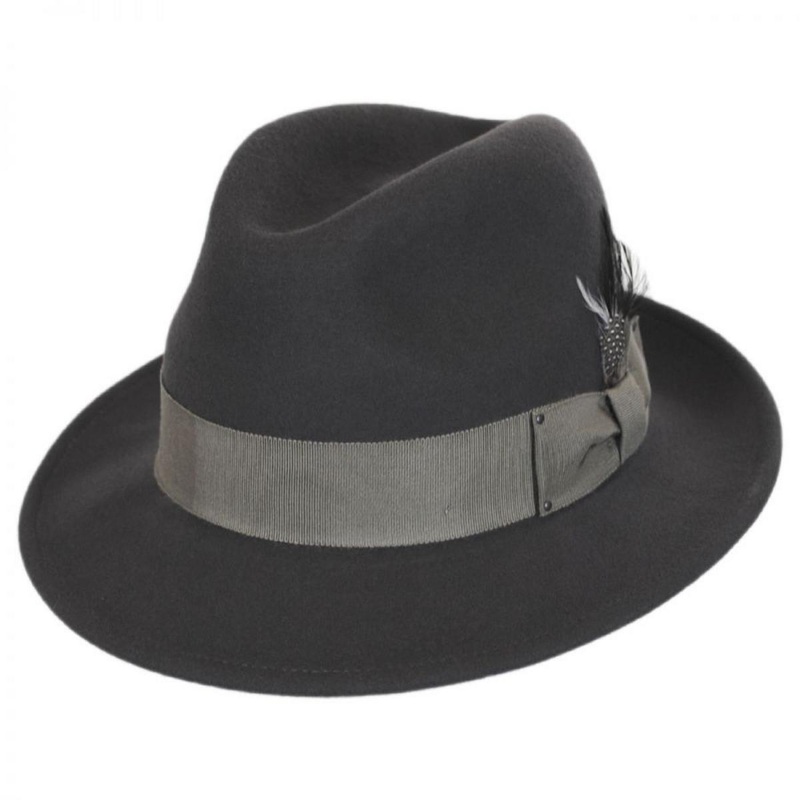 Blixen Wool LiteFelt Fedora Hat – Basalt BASALT S