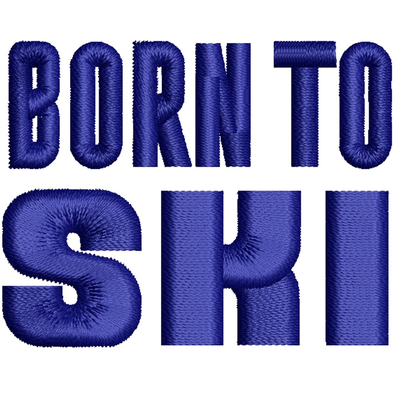 Born To Ski Default Title One Size