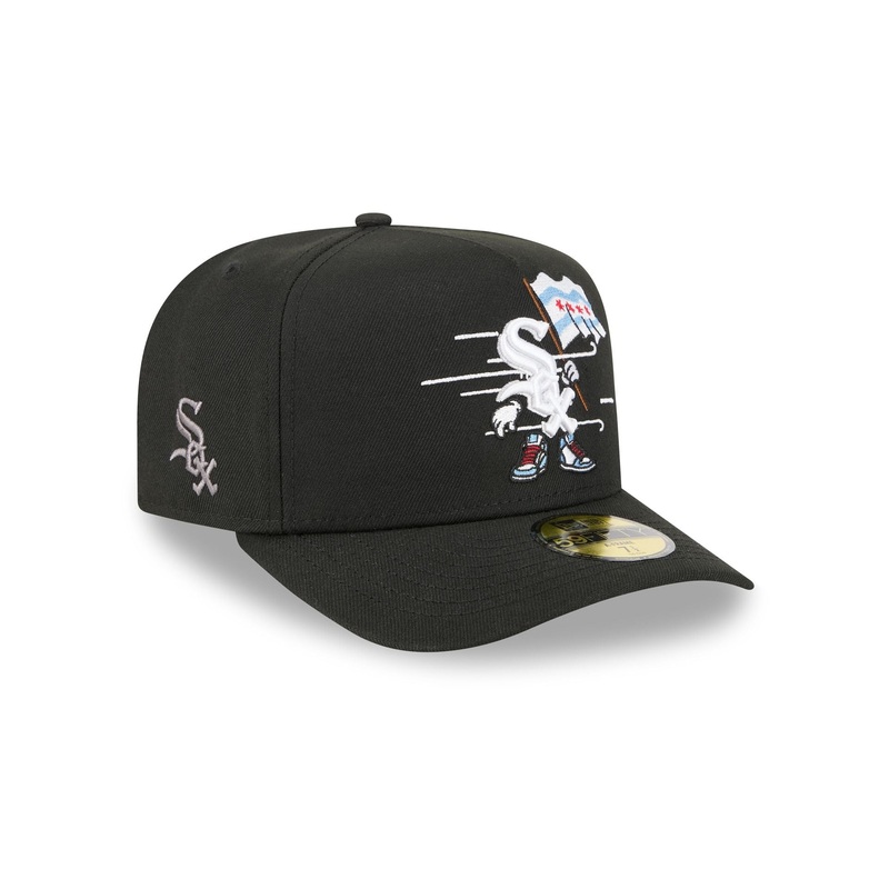 Chicago White Sox Cartoon 59FIFTY A-Frame Fitted Hat 7