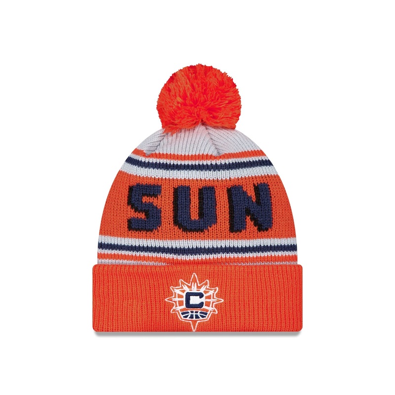 Connecticut Sun 2024 Team Pom Knit Hat One Size