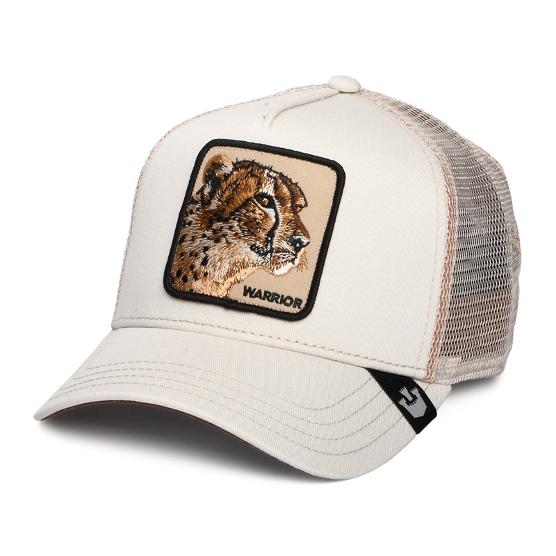 Goorin Bros. Warrior Cheetah Trucker Cap – Cream Adjustable