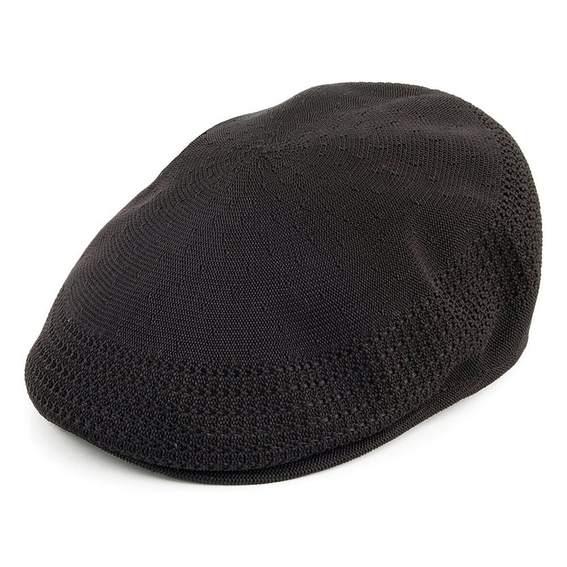 Kangol Tropic 504 Ventair Flat Cap – Black S