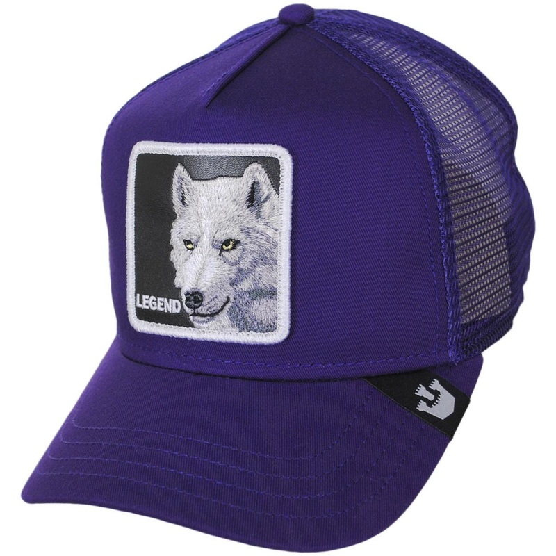 Legend Mesh Trucker Snapback Baseball Cap PURPLE ADJUSTABLE