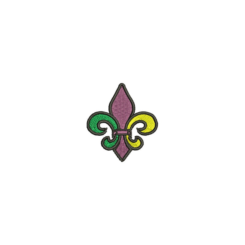 Mardi Gras Fleur de Lis Default Title One Size
