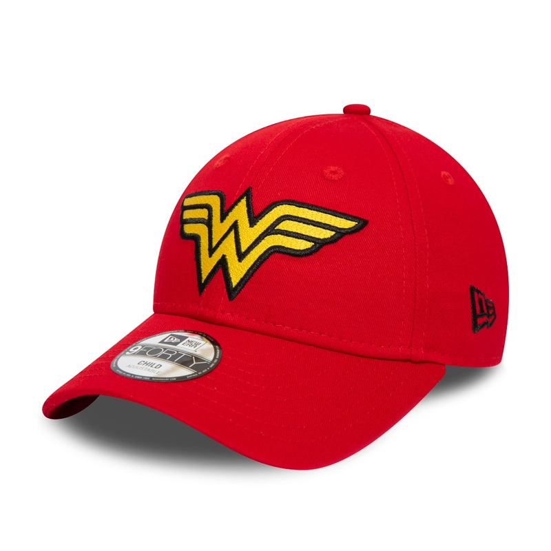 New Era Kids 9FORTY Wonder Woman Baseball Cap – Red CHILD ADJ.