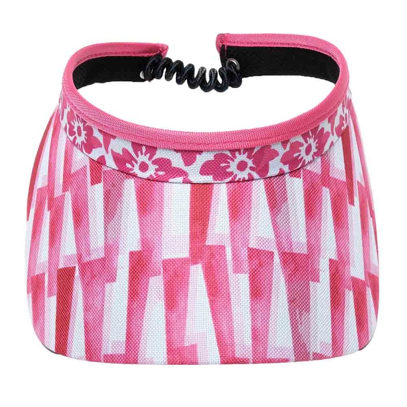 Peppermint Golf Sun Visor with Coil Lace – GloveIt Pink