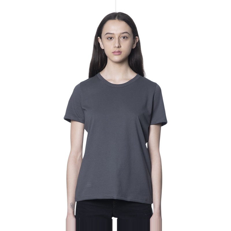 Royal Apparel Women’s Relaxed Fit Short Sleeve T-Shirt  Style 5120 Made in USA Asphalt XS