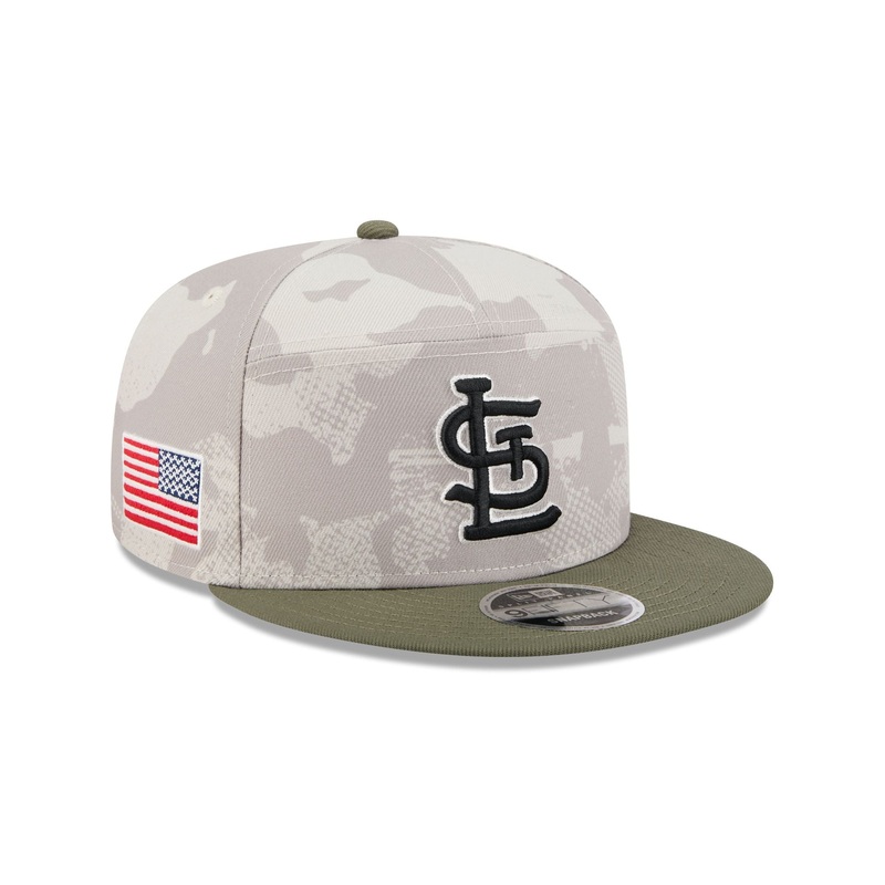 St. Louis Cardinals Armed Forces Day 2025 Split Panel 9FIFTY Snapback Hat One Size