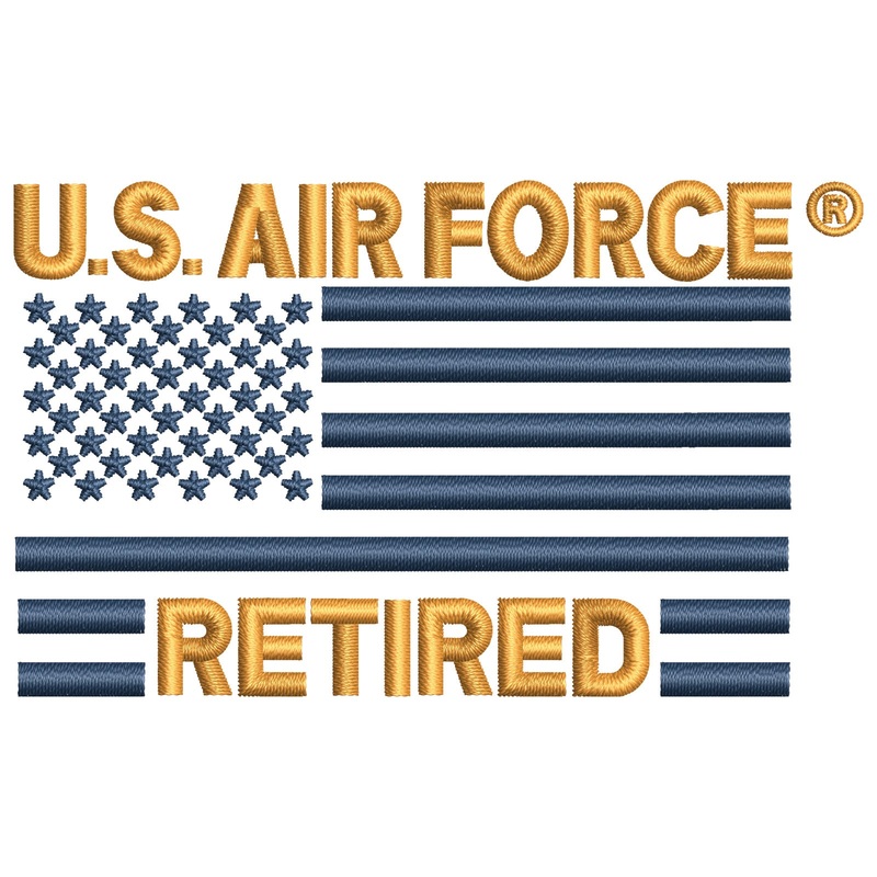 US Air Force Retired Flag US Air Force Retired Flag One Size