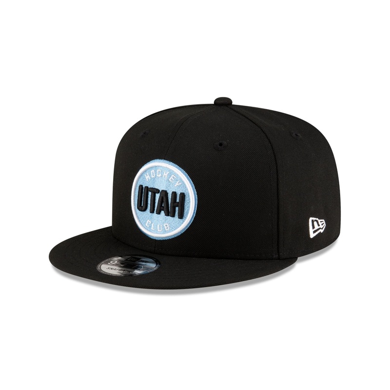 Utah Hockey Club Black 9FIFTY Snapback Hat One Size