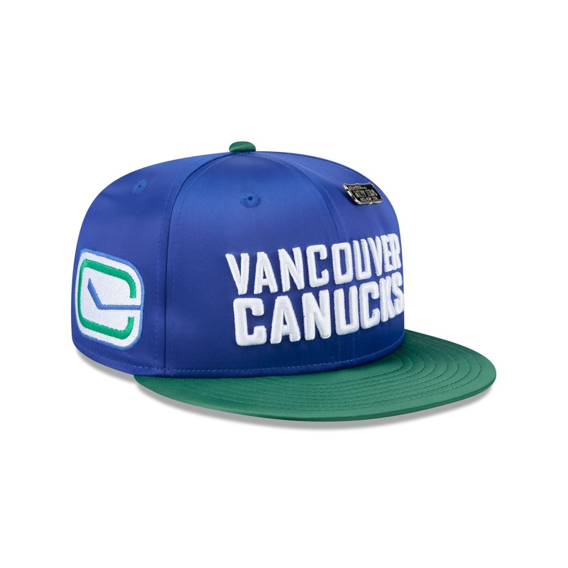 Vancouver Canucks Spring Satin 59FIFTY Fitted Hat 7