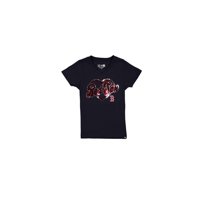 Boston Red Sox Sparkle Girls T-Shirt XS