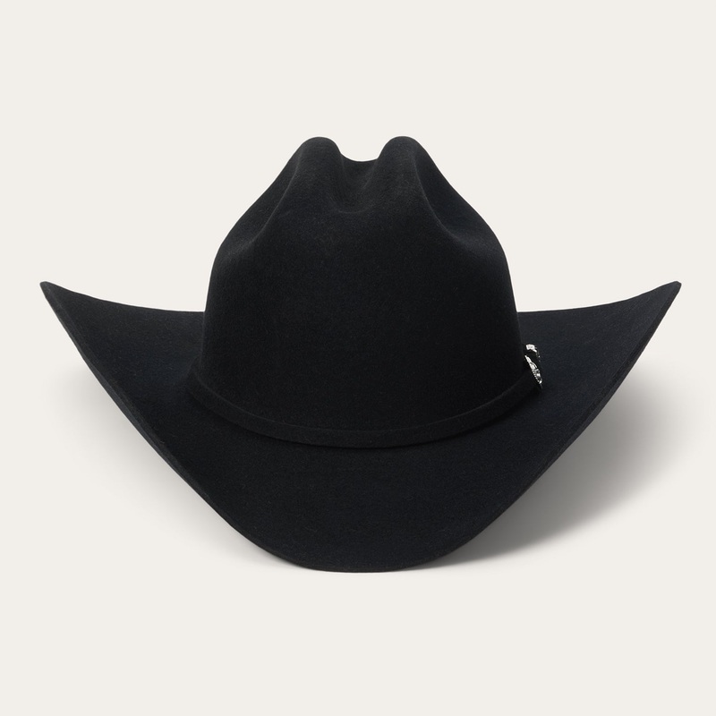 Deadwood 4X Cowboy Hat – 4 1/4″ Crown Black 6 3/4