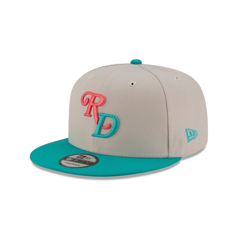 Dominican Republic Teal Script 9FIFTY Snapback Hat One Size