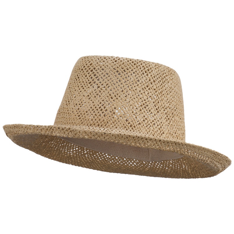Gambler Toyo Straw Hat Natural One Size