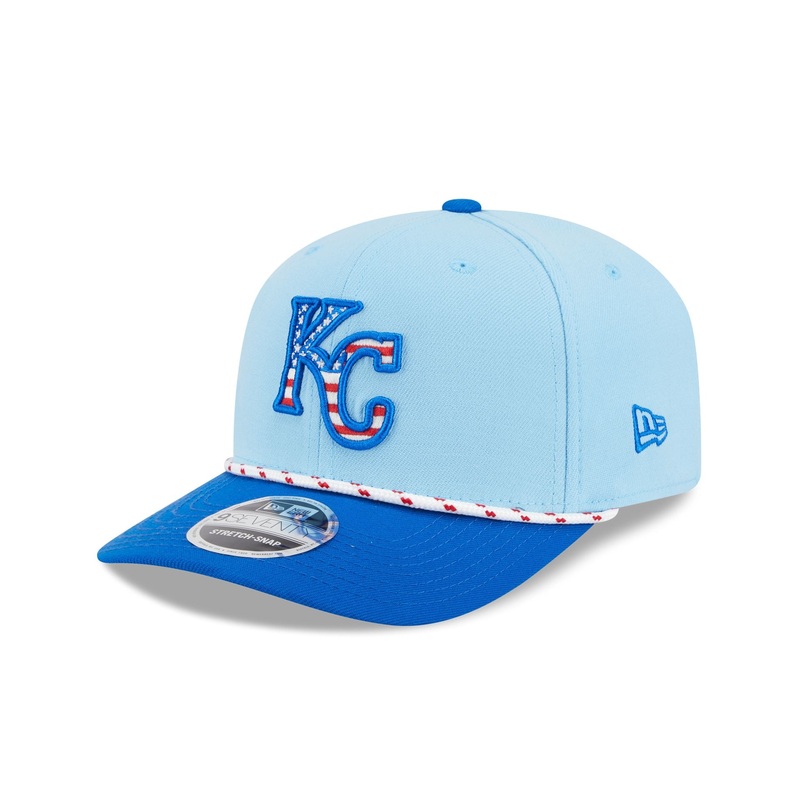Kansas City Royals Independence Day 2025 9SEVENTY Stretch-Snap Hat One Size