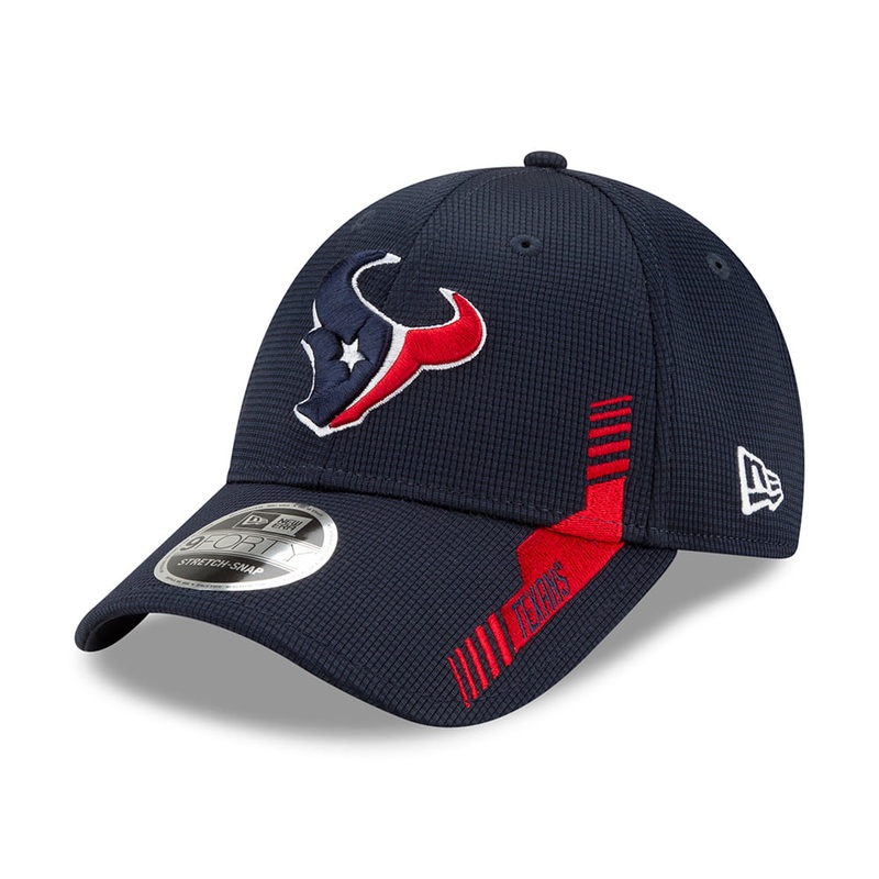 New Era 9FORTY Houston Texans Snap Baseball Cap – NFL Sideline Home – Blue-Red Adjustable