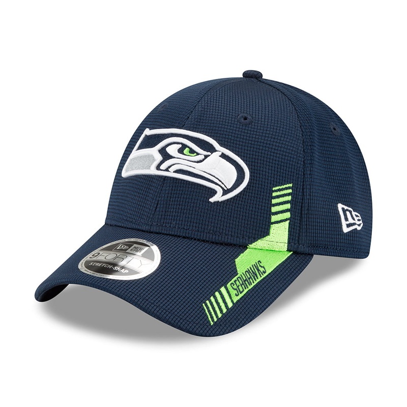 New Era 9FORTY Seattle Seahawks Baseball Cap – NFL Sideline Home – Blue-Green Adjustable