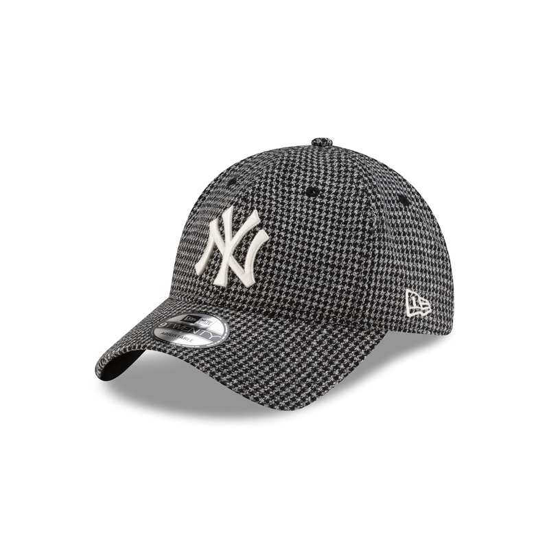 New York Yankees Houndstooth 9TWENTY Adjustable Hat One Size