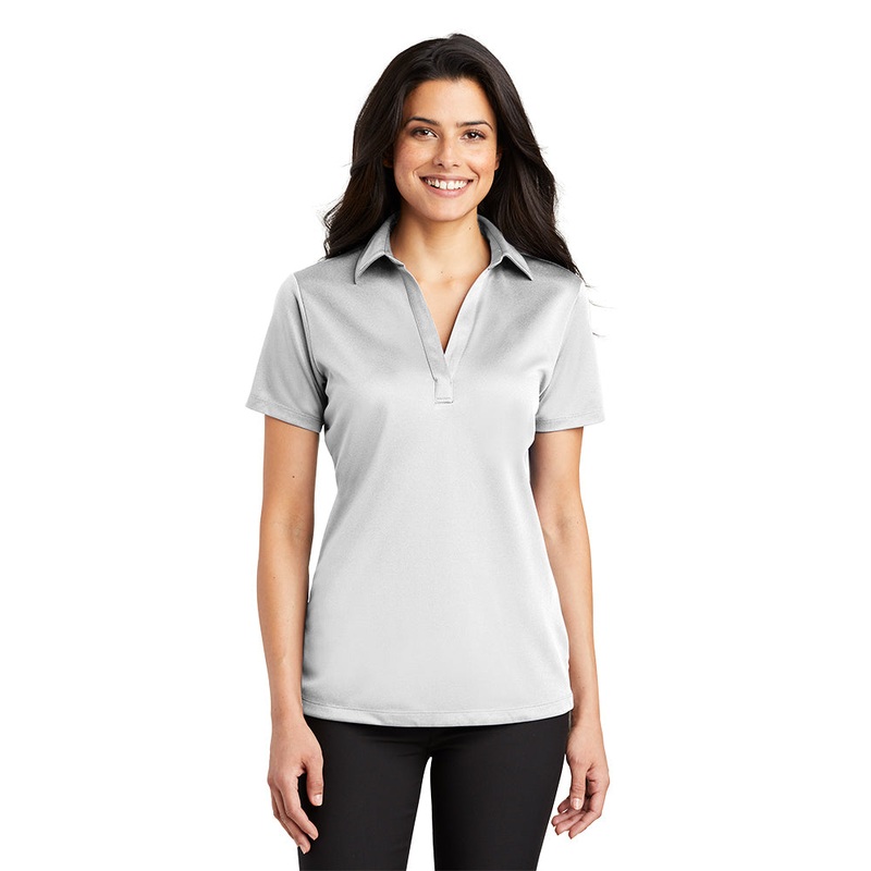 Port Authority L540 Ladies Silk Touch Performance Polo – White White XS